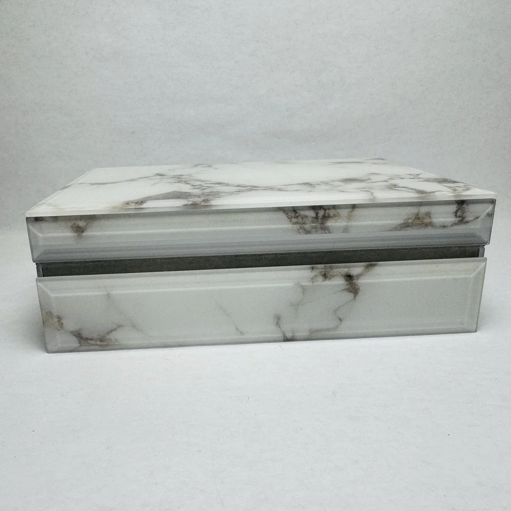 Lola Rose Large Silver Saver Treasure Box with Insert Tray